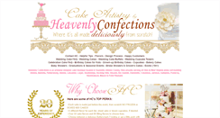 Desktop Screenshot of heavenlyconfections.net