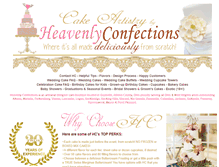 Tablet Screenshot of heavenlyconfections.net